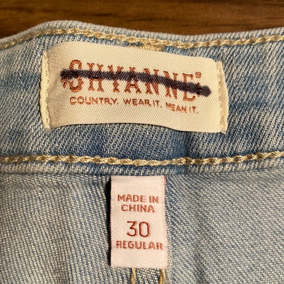 Shyanne Women’s High Rise Flare/Wide leg Denim Jeans. - Picture 7 of 7